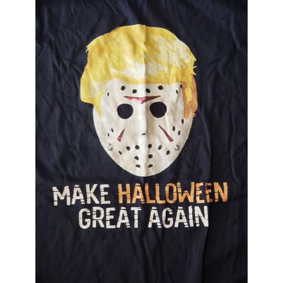 Next Level Apparel Make Halloween Great Again Black Short Sleeved Shirt Size XXL - Picture 1 of 6